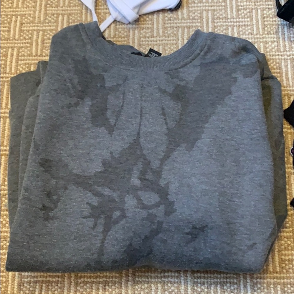 Grey bleached sweater